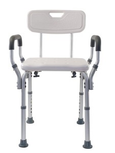 lot 8191 image: Shower Bath Chair With Arms&nbsp(stock photo approximate)