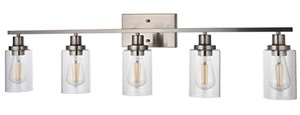 lot 8193 image: MELUCEE Indoor 5 Light Wall Light