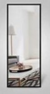 lot 8240 image: Neutypechic Full Length Mirror Black 47x16