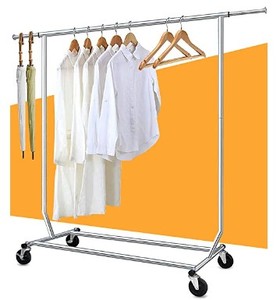 lot 8260 image: Camabel Clothing Garment Rack Fir Boxes, Shoes