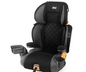 lot 14177 image: Chicco Black Booster Seat, Manufactured In June 2022