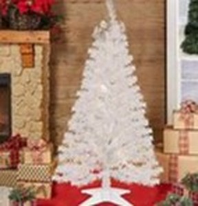 lot 14197 image: Juegoal 4 Prelit Artificial Christmas Tree Winter Home Party Decor