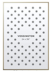 lot 2416 image: Vossington 24x36 Brushed Gold Frame