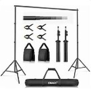 lot 2436 image: Emart Adjustable 10 Backdrop Stand