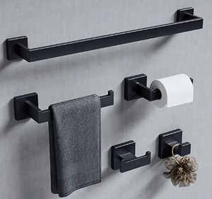 lot 5531 image: Wiserset Bathroom Towel Racks