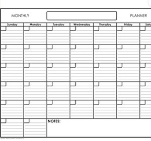 lot 14120 image: Reusable Expo Marker Calendar