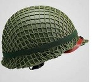lot 3880 image: Fiberglass Military Helmet 1Pc