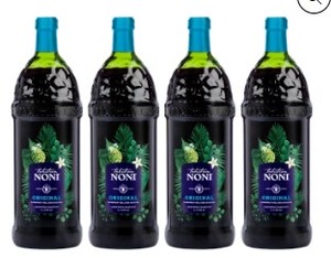 lot 8276 image: 4pk Tahitian Noni Original Superfruit Wellness Booster Liquid Dietary Supplement 1L