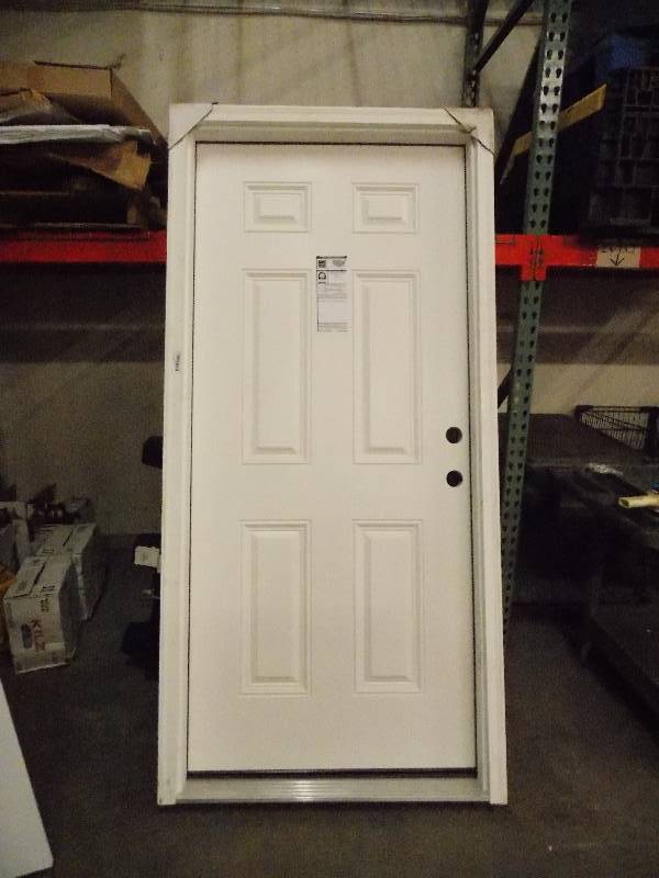 lot 273 image: Pre-hung Steal Entry Door