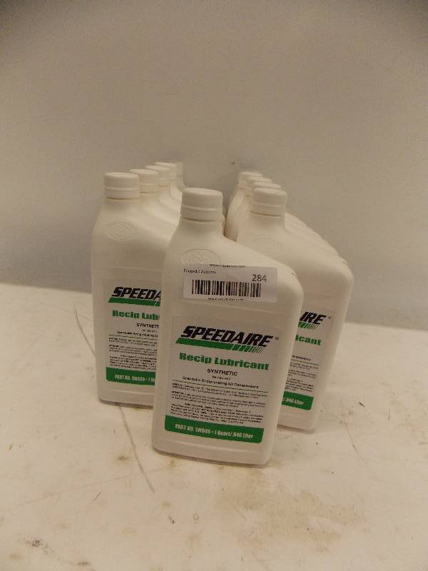 lot 284 image: SPEEDAIRE Air Compressor Lubricant