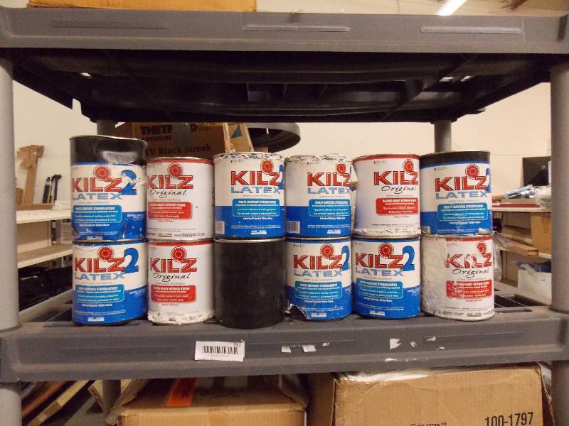 lot 331 image: Lot of 12 Kilz Cans