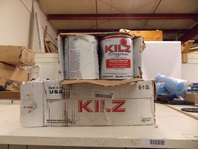 lot 334 image: Lot of 12 cans of Kilz