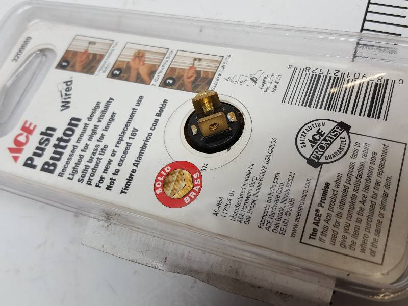 New in the package ACE Hardware push button door bell