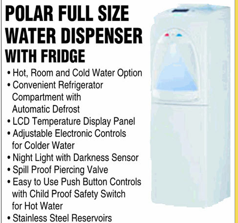 polar hot and cold water dispenser