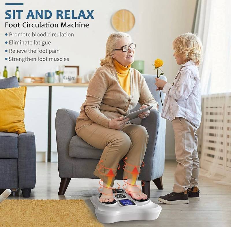 Foot Circulation Plus - EMS Feet and Legs Massager Machine for Neuropathy- Nerve