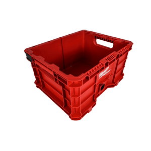 lot 9050 image: Milwaukee Packout Crate Bin Tote 48-22-8440