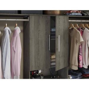 lot 9122 image: ClosetMaid Style 25 in W Modern Coastal Teak Closet Door Kit