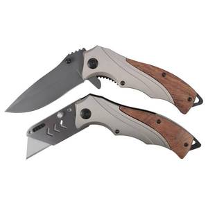 lot 53049 image: Performance Tool 2-Piece Hardwood Handle Knife Set