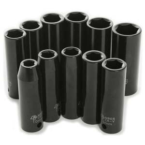 lot 53124 image: Performance Tool M591DB 11pc 12 Dr MET DW Impact Skt