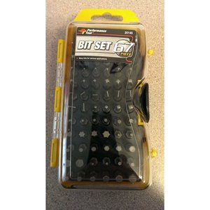 lot 53148 image: PERFORMANCE TOOL 67 PIECE BIT SET WILMAR 20145