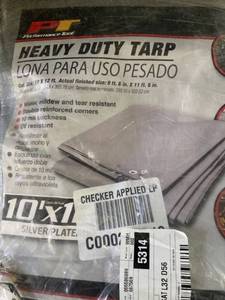 lot 53157 image: HEAVY DUTY TARP