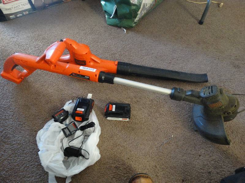 Black & Decker blower, weed eater w/battery & charger. | ParkCity