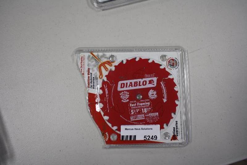 lot 5249 image: DIABLO SAW BLADE