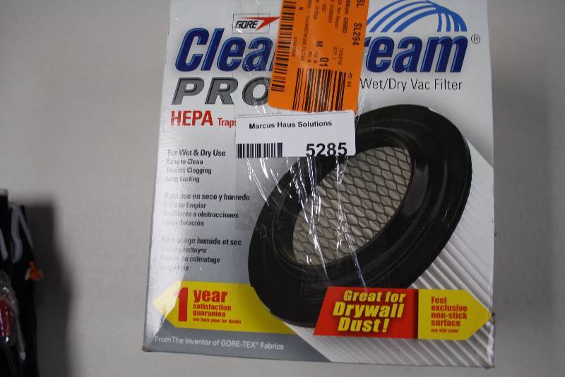 lot 5285 image: SHOP VAC AIR FILTER
