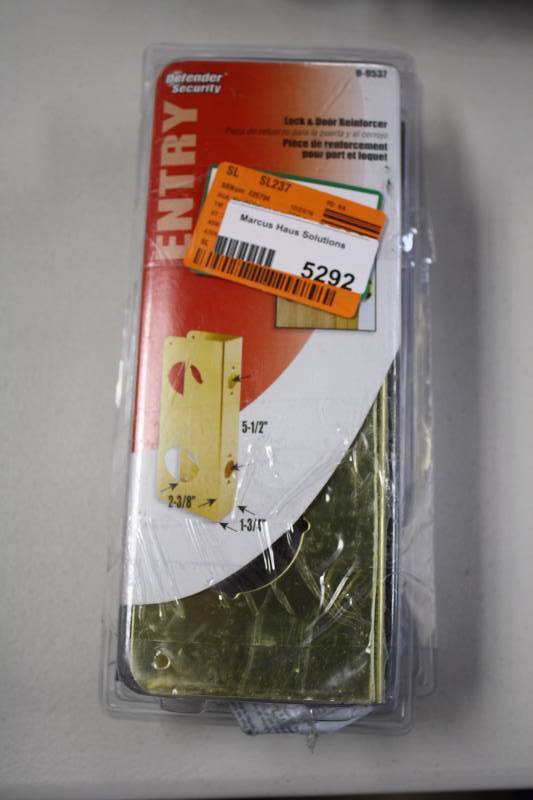 lot 5292 image: 2- ENTRY LOCK AND DOOR REINFORCEMENT