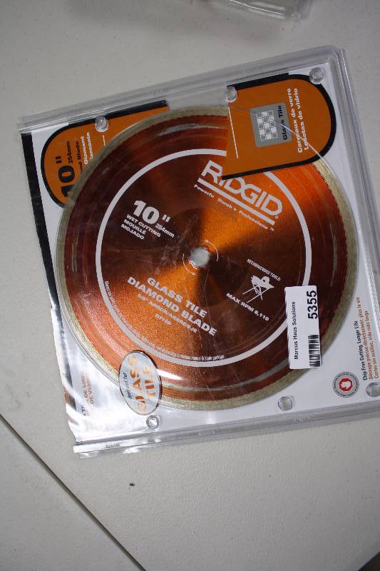 lot 5355 image: 10 INCH SAW BLADE