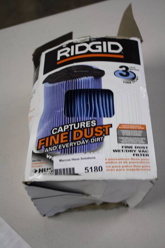 lot 5180 image: RIDGID SHPVAC AIR FILTER