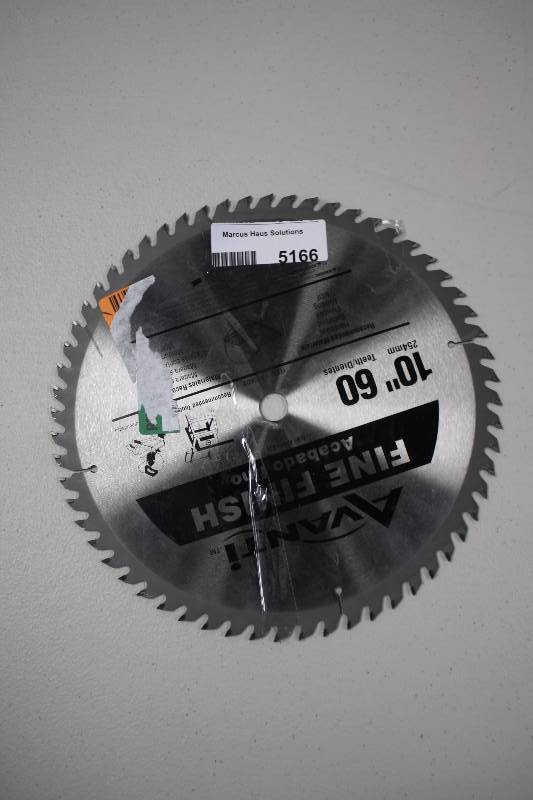 lot 5166 image: 10 INCH SAW BLADE