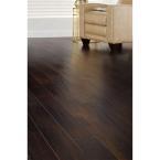 lot 5417 image: Handscraped Strand Woven Warm Espresso  Click Engineered Bamboo Flooring 25.625 SF