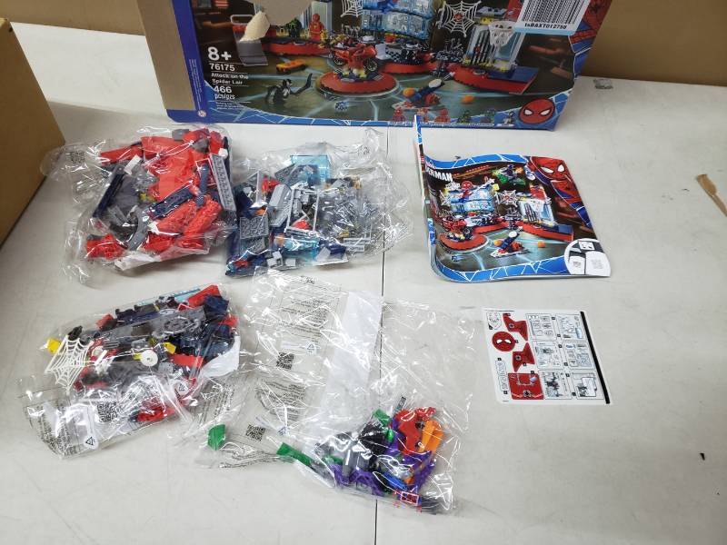  LEGO Marvel Spider-Man Attack on The Spider Lair 76175 Cool  Building Toy, Featuring The Spider-Man Headquarters; Includes Spider-Man,  Green Goblin and Venom Minifigures, New 2021 (466 Pieces) : Toys & Games