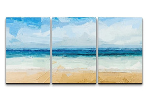 lot 23244 image: wall26 Canvas Print Wall Art Set Industrial Multicolor Brushstrokes Abstract Shapes Illustrations Modern Art Bohemian Dramatic Multicolor Ultra for Living Room, Bedroom, Office - 16x24x3 Panels �� ��