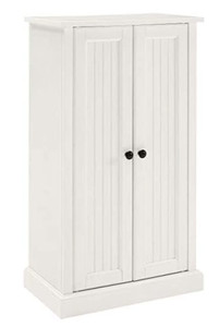 lot 23258 image: Crosley Furniture CF3106-WH Seaside Accent Cabinet White