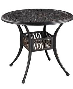 lot 23315 image: Yaheetech Outdoor Patio Bistro Table Bronze