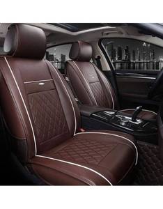 lot 37852 image: otoez 5 Seats Leather Car Seat Covers Faux Leatherette Automotive Seat Covers Full Set Universal Fit for Most Sedan SUV Truck Waterproof Vehicle Cushion Cover Protector (No Pillows, Coffee)
