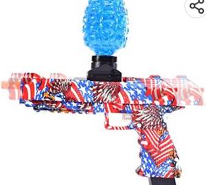 lot 180068 image: Gel Water Splatter Blaster Toy Kit, Full Automatic Splat Water Bead Blaster with Everything, Outdoor Shooting Game for Adults and Kids Age 10, BBP01 Eagle