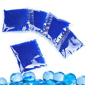 lot 180072 image: AIDETOPP Gel Ball Blaster Refill Ammo, Water Bullets Beads (5 Pack��10,000 Rounds Per Pack) �� Compatible with Gel Blasters Ammo, Splatter Ball Gun Ammo 7.5 mm, Bright Blue