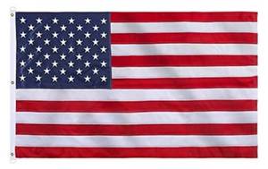lot 180118 image: Jetlifee 5x8 FT American USA US Flag with Sewn Stripes, Embroidered Stars and Brass Grommet, Longest Lasting and UV Protected for OutdoorIndoor USA Flags 5x8 Foot
