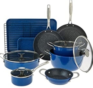 lot 23253 image: CURTIS STONE 17PC SET, BLUE