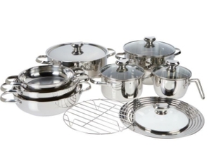 lot 23271 image: Wolfgang Puck 13 PCS Cookware Set