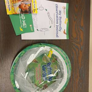 lot 4592 image: Insect Lore - Butterfly Growing Kit - With Voucher to Redeem Caterpillars Later