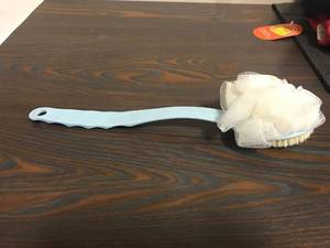 lot 4662 image: Blue Double Sided Brush - Shower