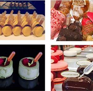 lot 4688 image: Dessert Pipettes 4ml, 60PCS Plastic Squeeze Transfer Pipettes Dropper Liquid Injector for Cupcake