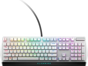 lot 4700 image: Alienware - AW510K Full-size Wired Mechanical CHERRY MX Low Profile Red Switch Gaming Keyboard with RGB Back Lighting - Lunar Light