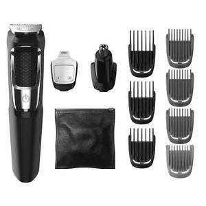lot 4703 image: Philips Norelco - Multigroom 3000 Beard, Moustache, Ear and Nose Trimmer - Blacksilver