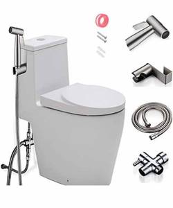 lot 4732 image: Bidet Sprayer for Toilet, Handheld Bidet Spray Water Kit, Bathroom Hand Shower for Self Cleaning �� Reduce Toilet Paper Waste �� Premium Stainless Steel