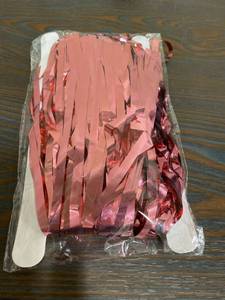 lot 4760 image: PinkRose Gold Shiny Long String Decor